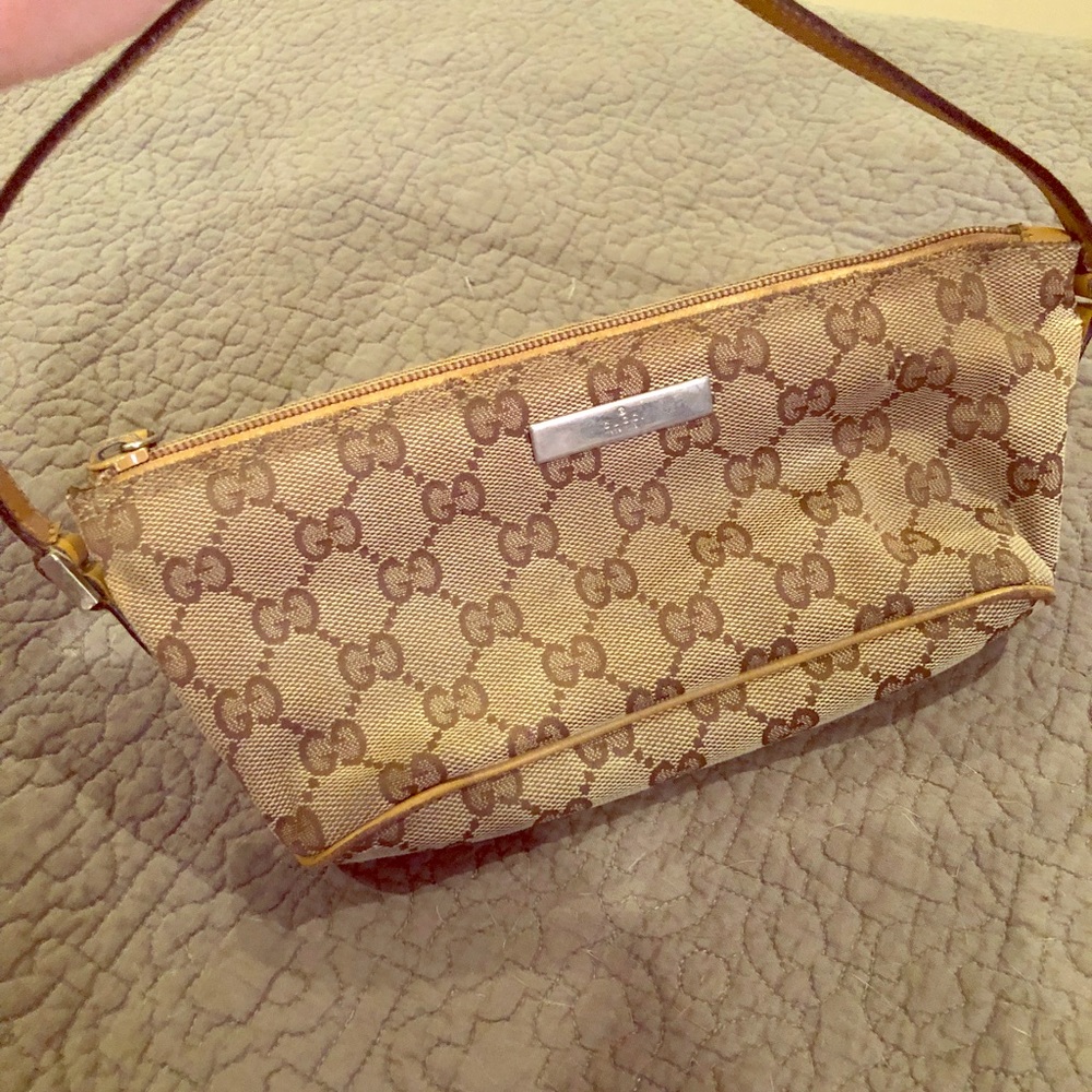 Vintage Gucci GG Monogram Pochette